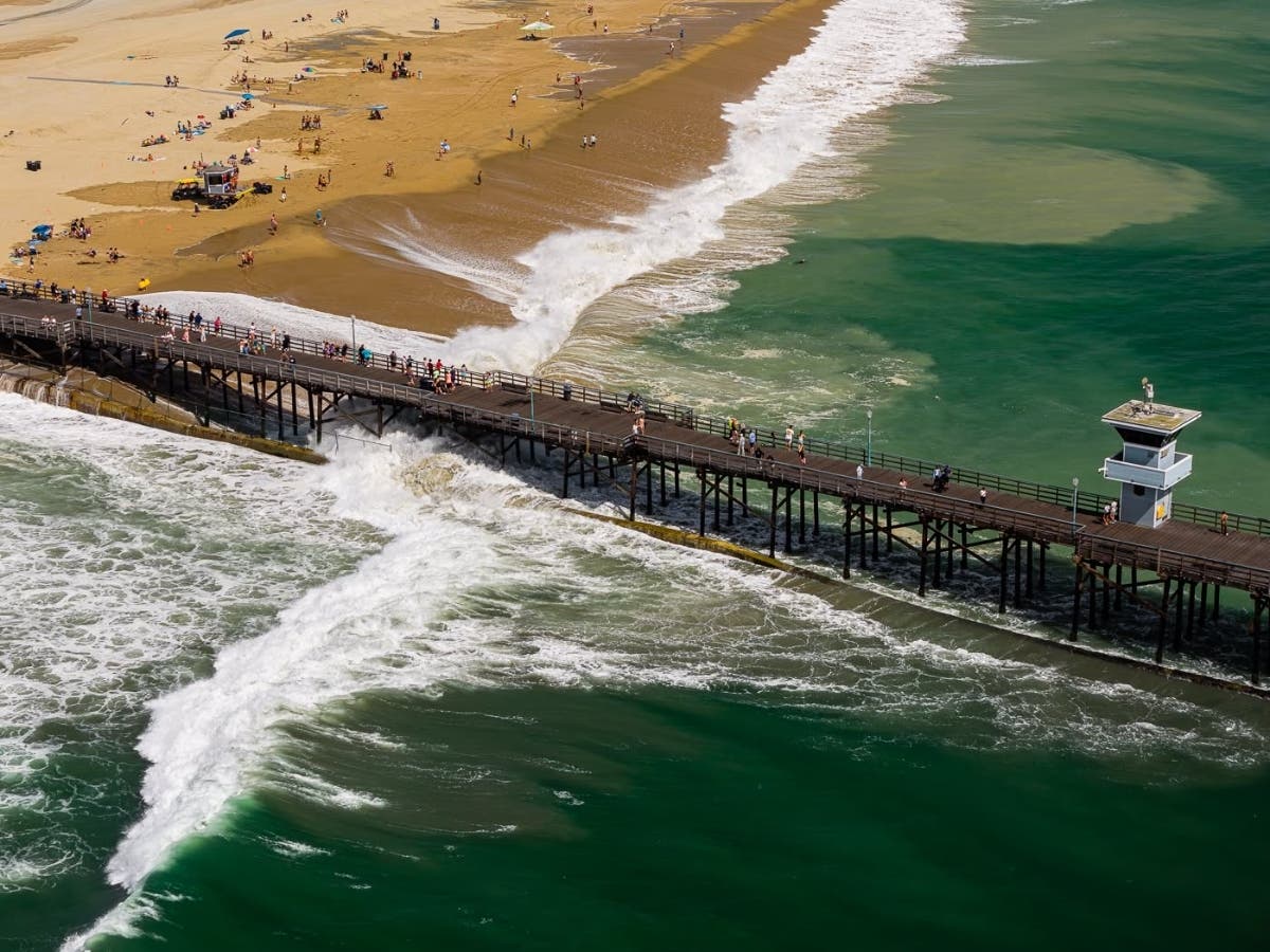 Big Waves Over Seal Beach Pier: Photo Of The Day