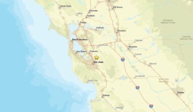 Earthquake measuring 2.5 shakes area near Milpitas, CA on Sept. 19