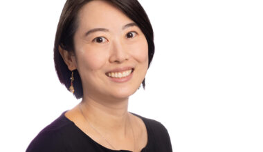 Portrait of Yang Feng, associate professor of communications