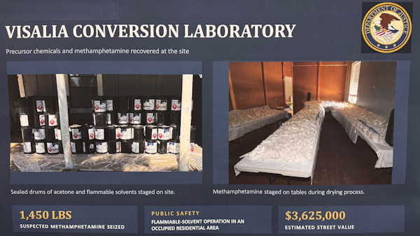 Fresno County Sheriff Reports Operation “Klean Strip” Dismantles Two Meth Conversion Labs in Bakersfield and Visalia; 12 Suspects Arrests
