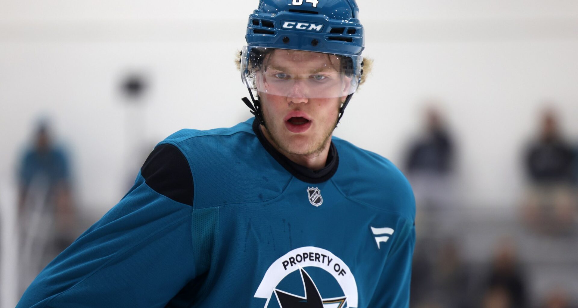 Sharks pick Alexander Karmanov left big impression in San Jose