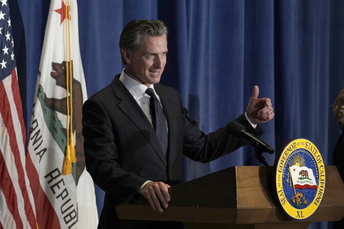 California Gov. Gavin Newsom.