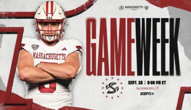 Massachusetts Football Heads To Sacramento State For MAC Opener On Saturday