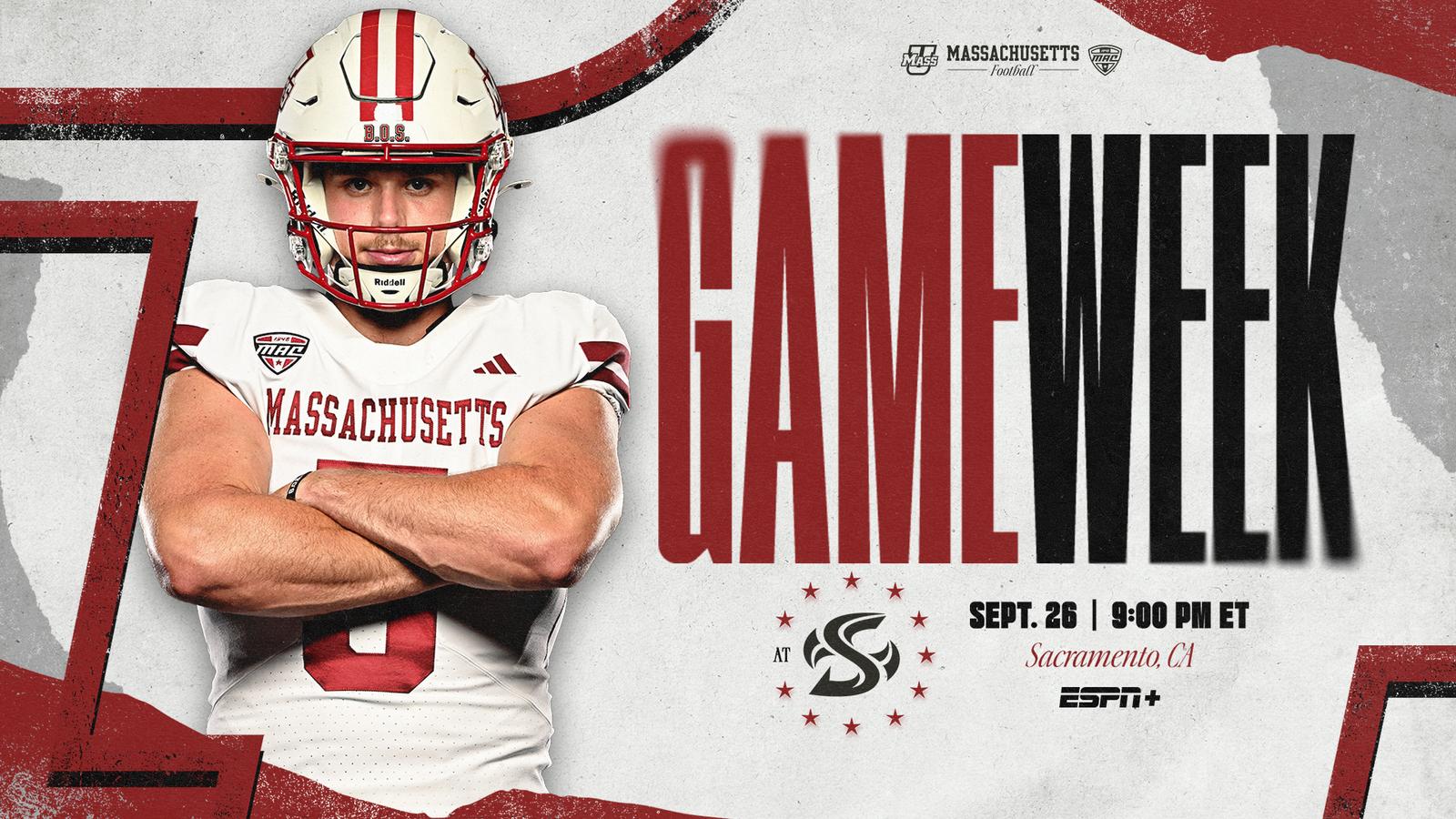 Massachusetts Football Heads To Sacramento State For MAC Opener On Saturday