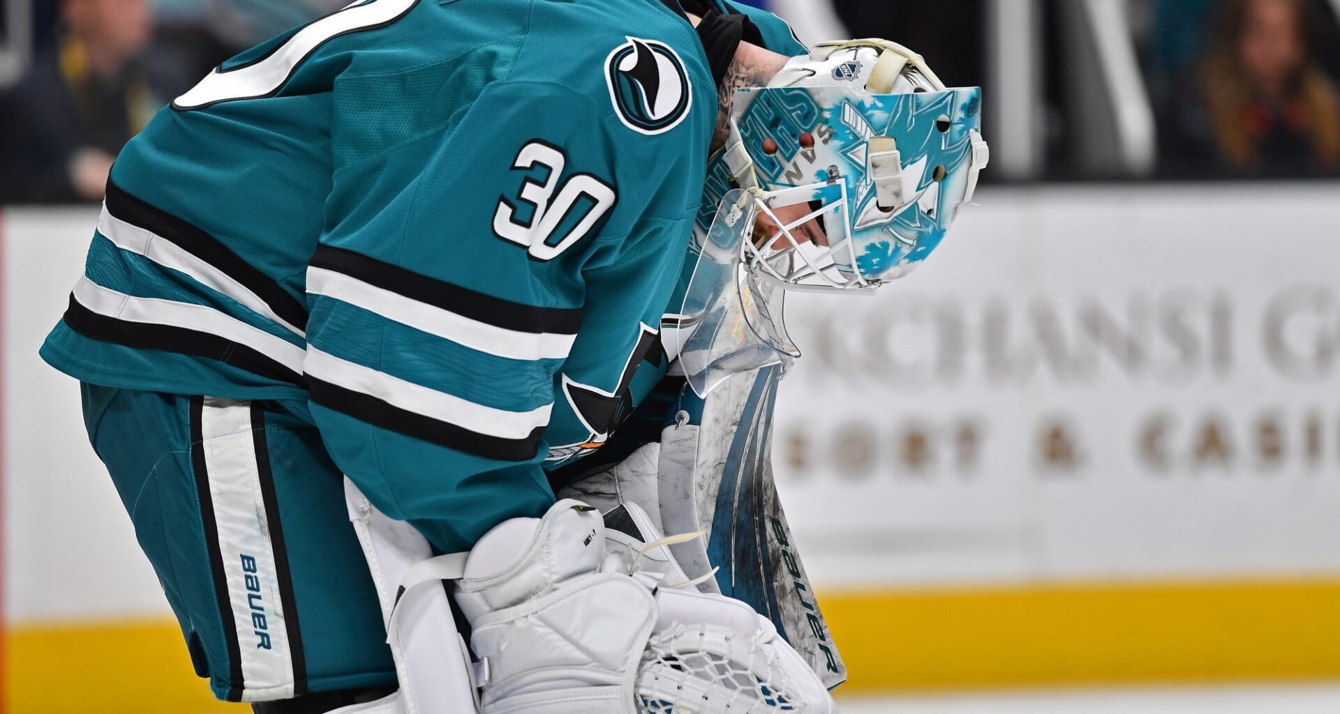 San Jose Sharks' Mike Grier on Yaroslav Askarov: 'It's a big year'