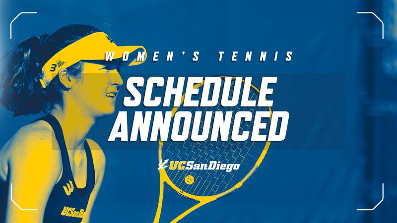 UC San Diego Releases Women’s Tennis Slate for Upcoming Season
