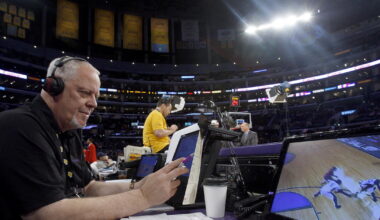 Beloved Lakers public address announcer Lawrence Tanter dies at 76