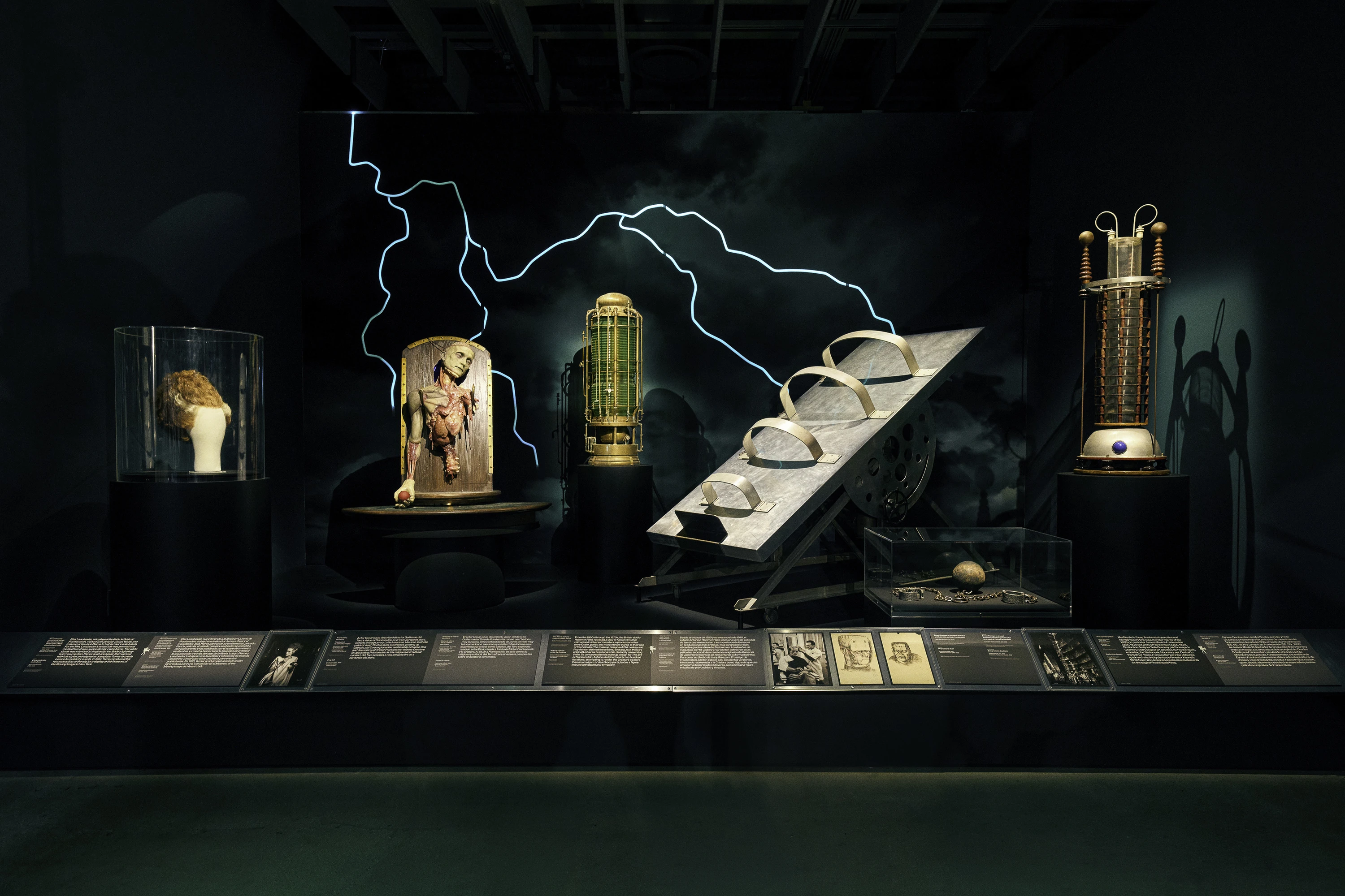 A display dedicated to ‘Frankenstein’ at “The Horror Show.”