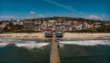 Sea level rise is reshaping a California beach town and threatening a key rail line