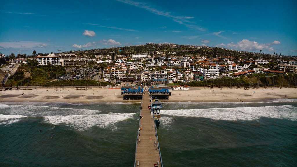 Sea level rise is reshaping a California beach town and threatening a key rail line