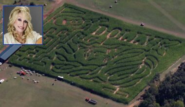 Dolly Parton corn maze in South Carolina