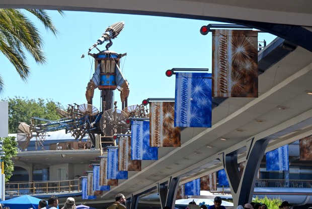 Tomorrowland at Disneyland in Anaheim on Monday, August 17, 2026. (Photo by Jeff Gritchen, Orange County Register/SCNG)