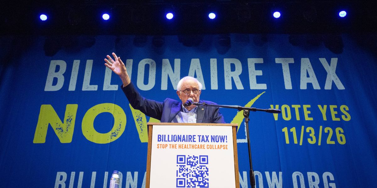 Bernie Sanders Going Back to California to Rally for Billionaire Tax Ballot Measure