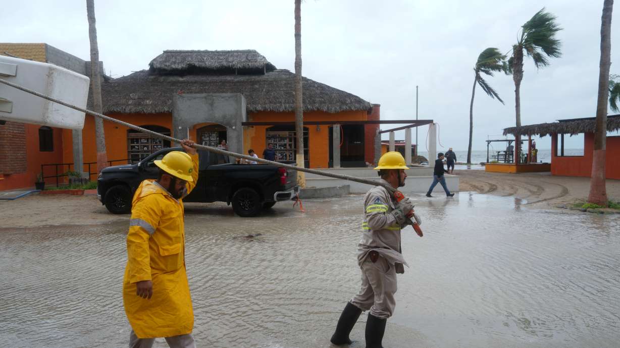 Hurricane Polo makes landfall in Baja California with forecast of 'life-threatening' winds