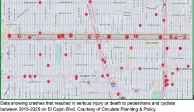 70-year-old man dies after being struck by Mercedes on El Cajon Boulevard