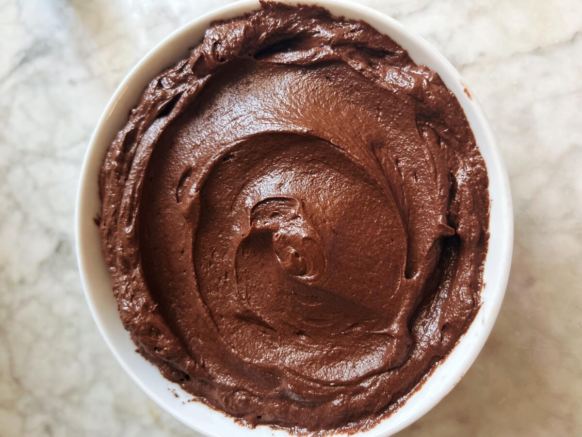 Smooth, creamy chocolate frosting.