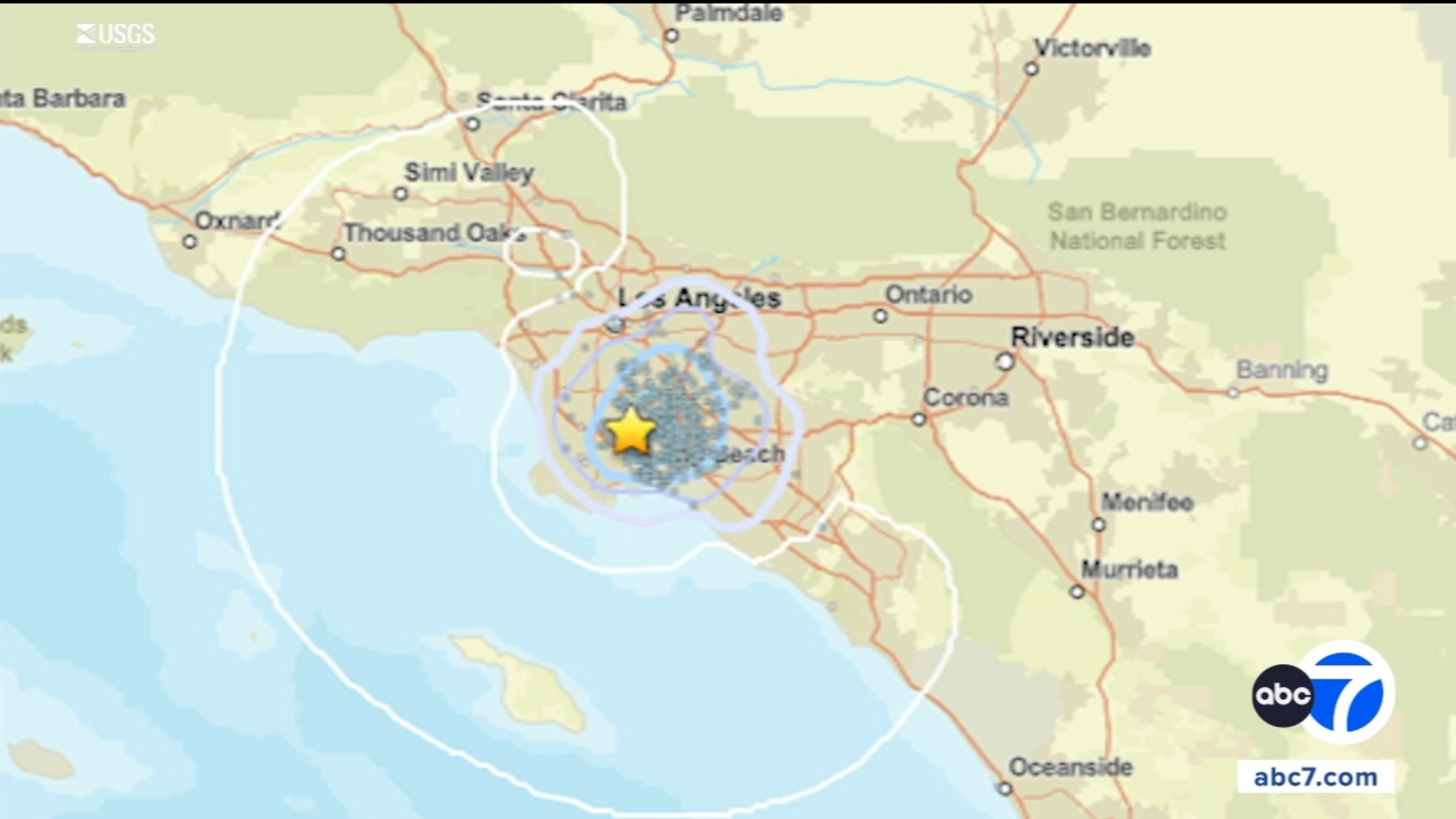 3.2-magnitude earthquake rattles Compton area of Los Angeles County overnight, USGS says