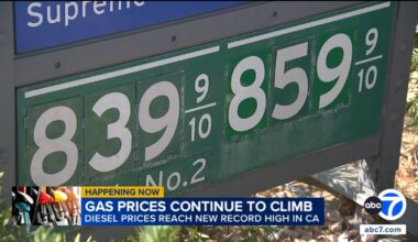 LA, Orange County gas prices increase for 27th straight day