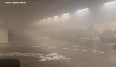 Underground downtown Fresno parking garage evacuated due to car fire