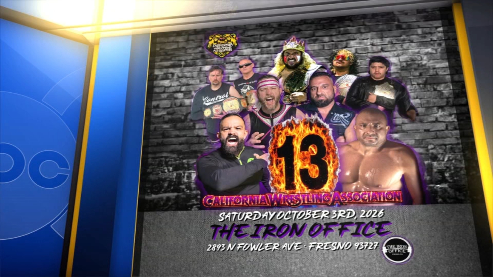 California Wrestling Association celebrates 13th anniversary with wrestling event in Fresno