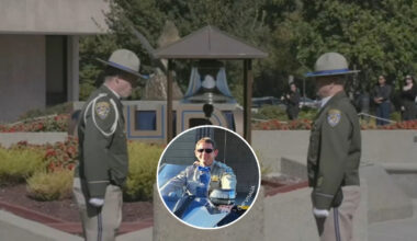 Bell toll tribute for California Highway Patrol officer Brian Liles