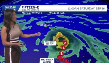 Baja California, Hawaii face impacts from Pacific storms