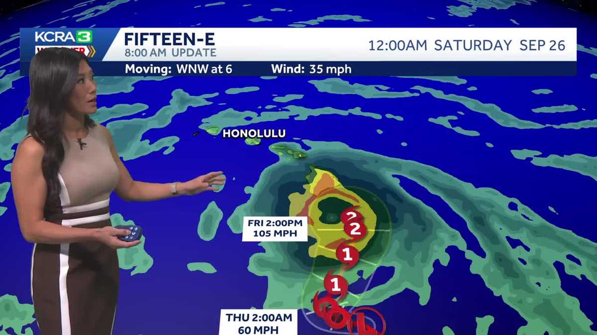 Baja California, Hawaii face impacts from Pacific storms