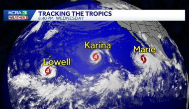 3 Pacific hurricanes: Lowell may threaten Hawaii