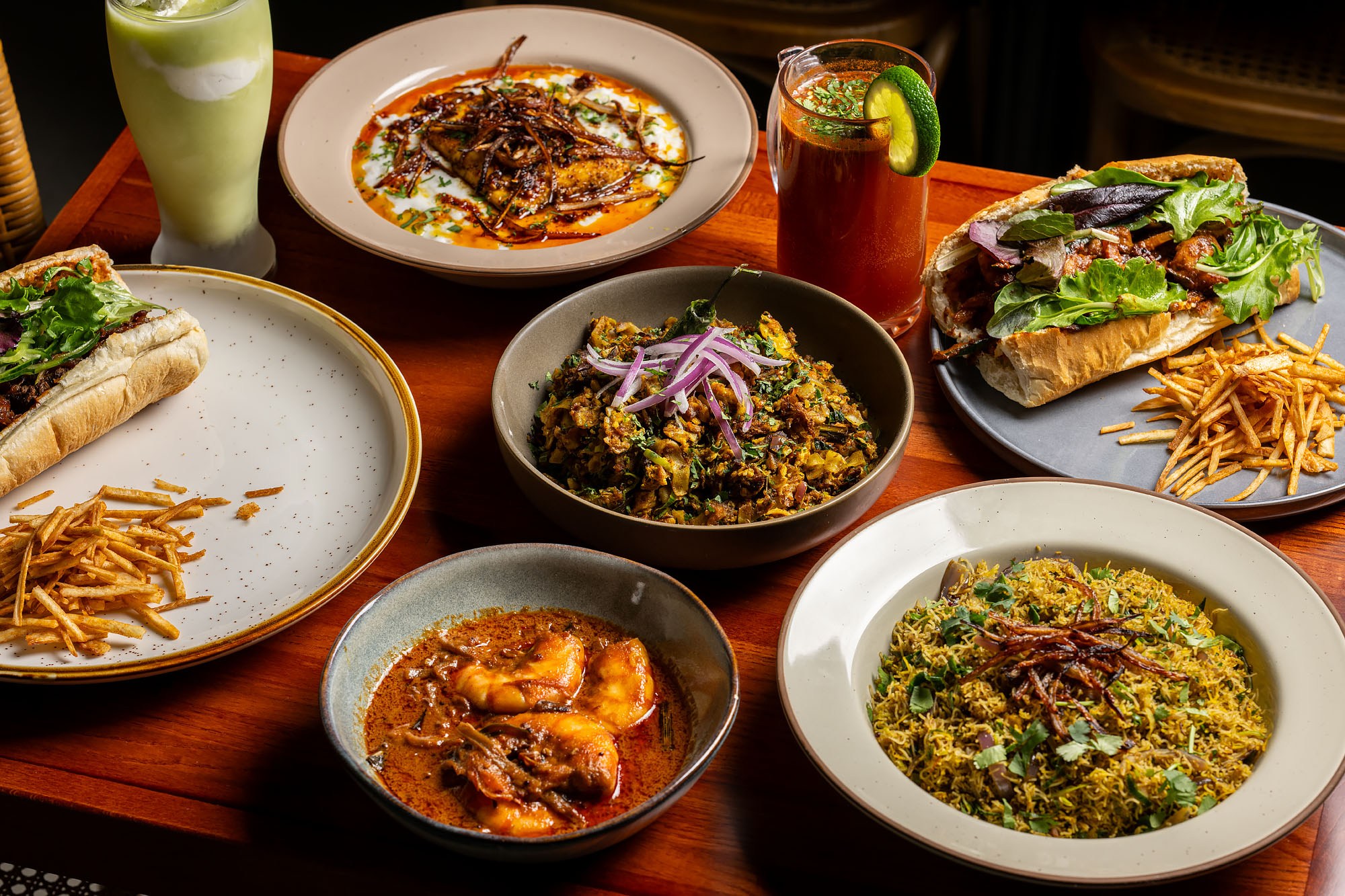 Dishes from Sri Lankan restaurant Kurrypinch.