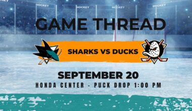 Sharks at Ducks preseason game 1: Lines, game thread and how to watch