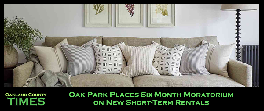 Oak Park Places Six-Month Moratorium on New Short-Term Rentals