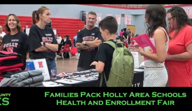 Families Pack Holly Area Schools Health and Enrollment Fair