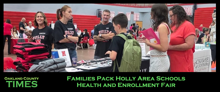 Families Pack Holly Area Schools Health and Enrollment Fair