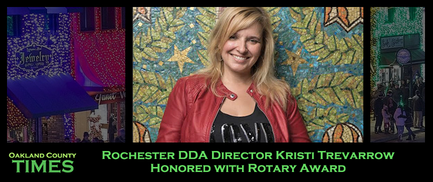Rochester DDA Director Kristi Trevarrow Honored with Rotary Award