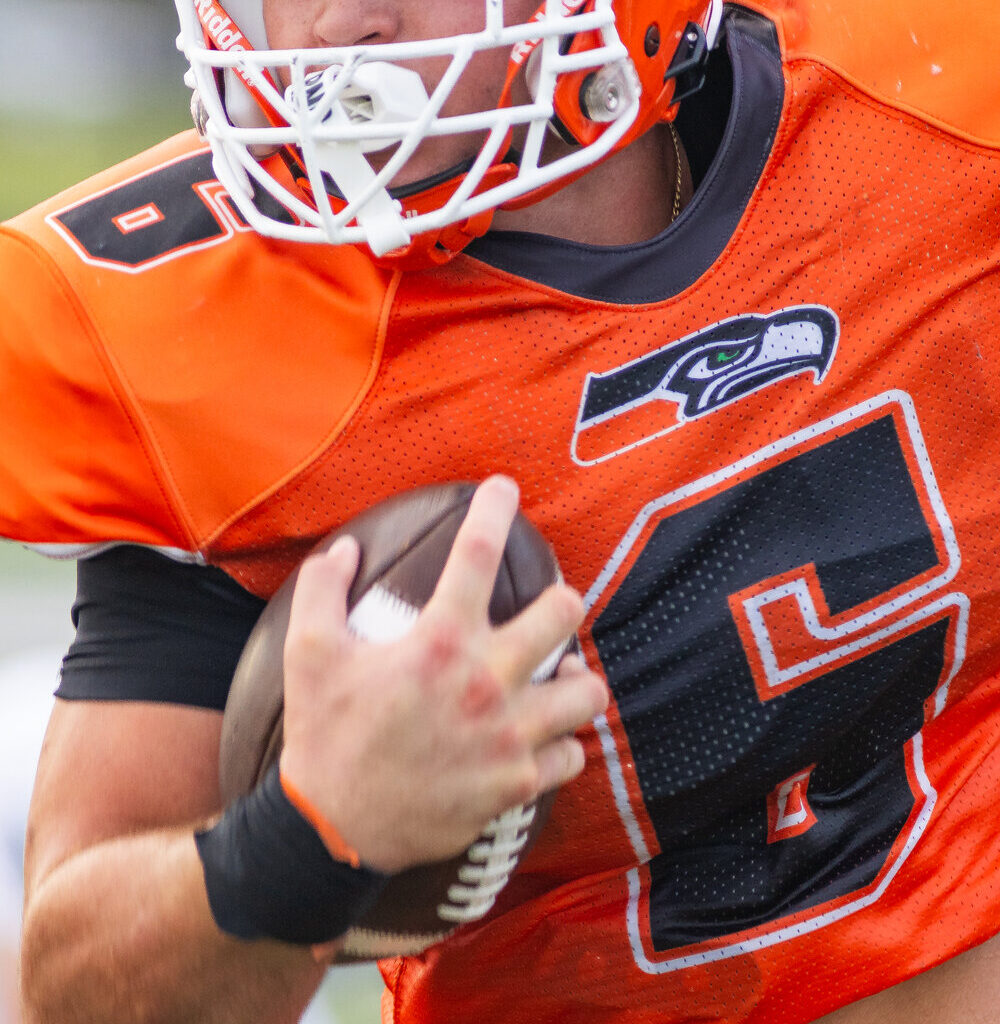 Justin DePietro had five touchdowns Thursday afternoon as Carey rallied for a 34-26 win over Long Beach.