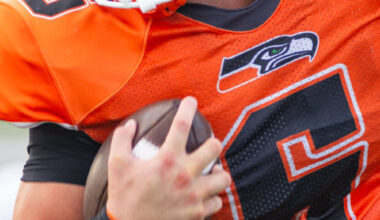 Justin DePietro had five touchdowns Thursday afternoon as Carey rallied for a 34-26 win over Long Beach.