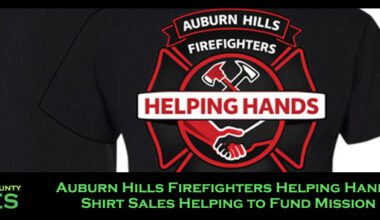 Auburn Hills Firefighters Helping Hands: Shirt Sales Helping to Fund Mission