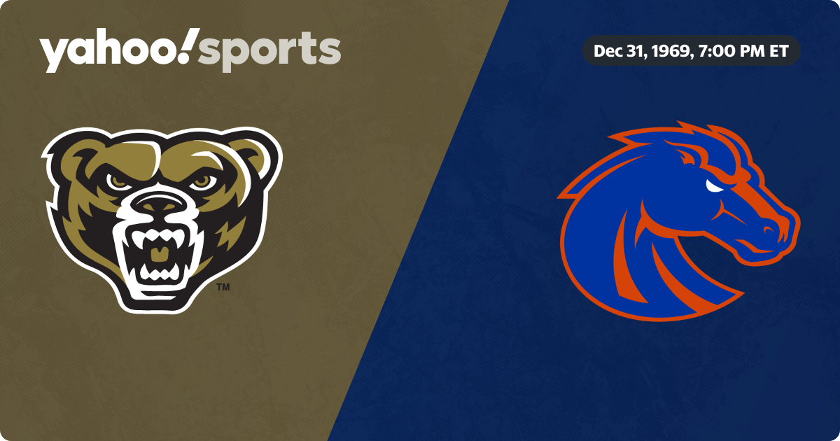 Oakland Golden Grizzlies @ Boise State Broncos: Live game updates, stats, play-by-play