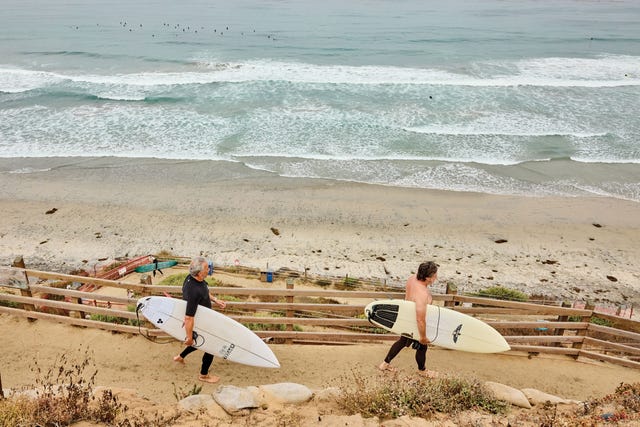 leucadia state beach, just a short walk from atelier manna, surfers leucadia state beach, just a short walk from atelier manna, surfers
