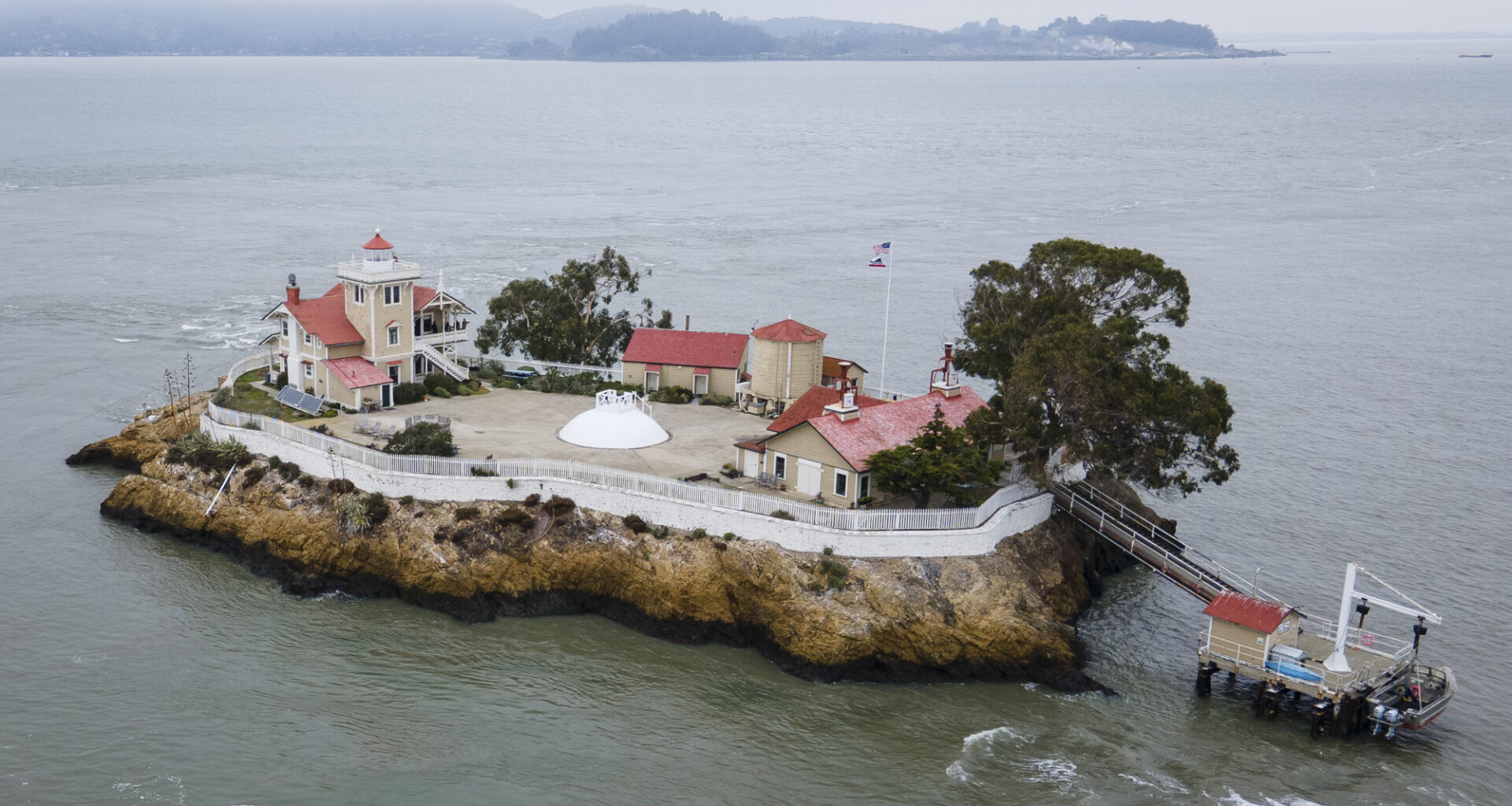 A Trip to the Remote Island Lighthouse in the Middle of San Francisco Bay