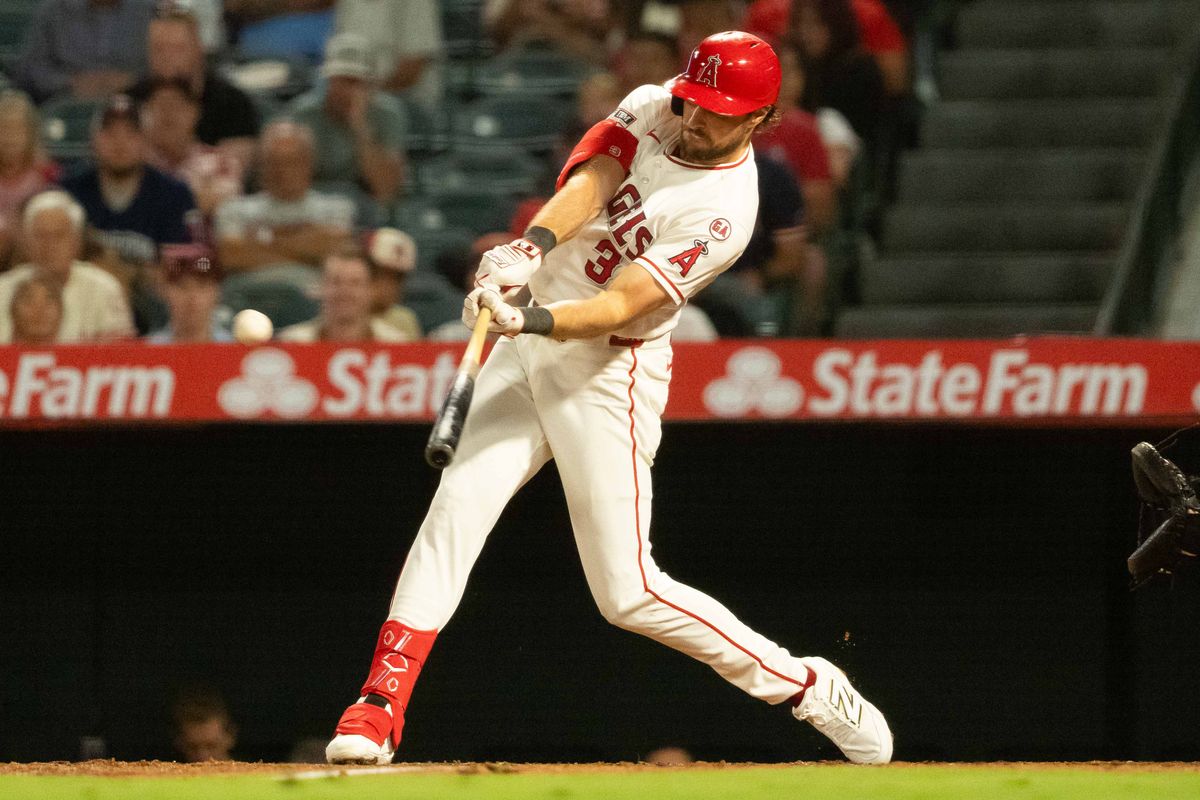 Los Angeles Angels outfielder Josh Lowe (3) takes an attempt at bat during an MLB game against the Minnesota Twins on Thursday September 17th, 2026 at Angel's Stadium in Anaheim, Calif. Los Angeles Angels outfielder Josh Lowe (3) takes an attempt at bat during an MLB game against the Minnesota Twins on Thursday September 17th, 2026 at Angel's Stadium in Anaheim, Calif.