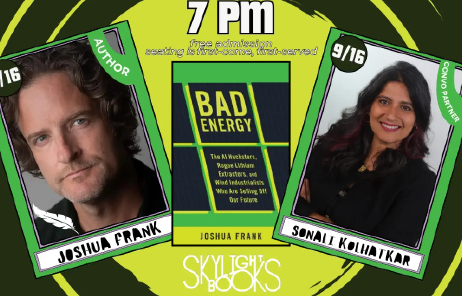 Joshua Frank w/ Sonali Kolhatkar, "Bad Energy"