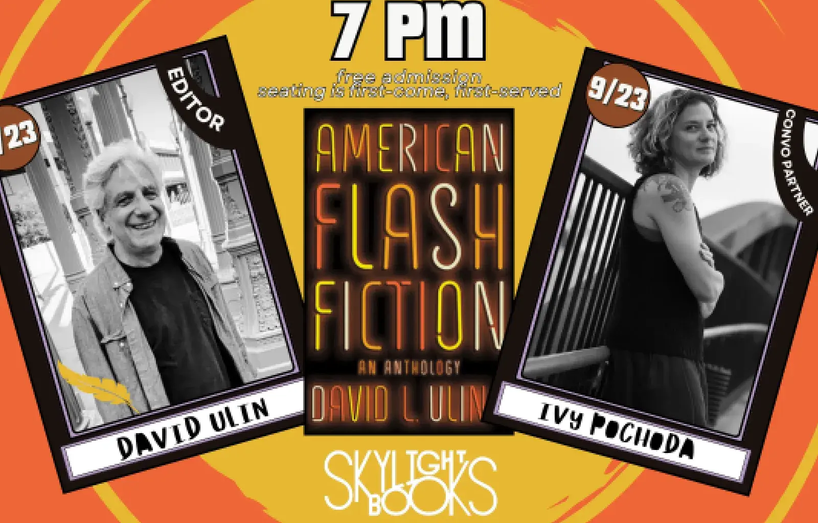 David Ulin w/ Ivy Pochoda, "American Flash Fiction"
