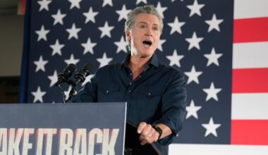 California Gov. Gavin Newsom rallies North Carolina Democrats over Labor Day weekend