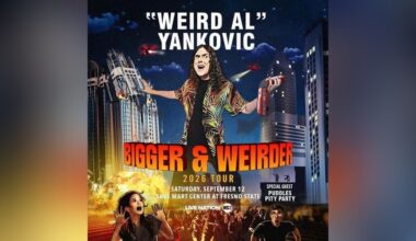 'Weird Al' Yankovic's Bigger & Weirder Tour in Fresno this Saturday