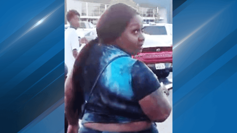 {p}The Bakersfield Police Department is asking for the community’s help in identifying a woman accused of punching a parked car near Calloway Drive. PHOTO: BPD{/p}