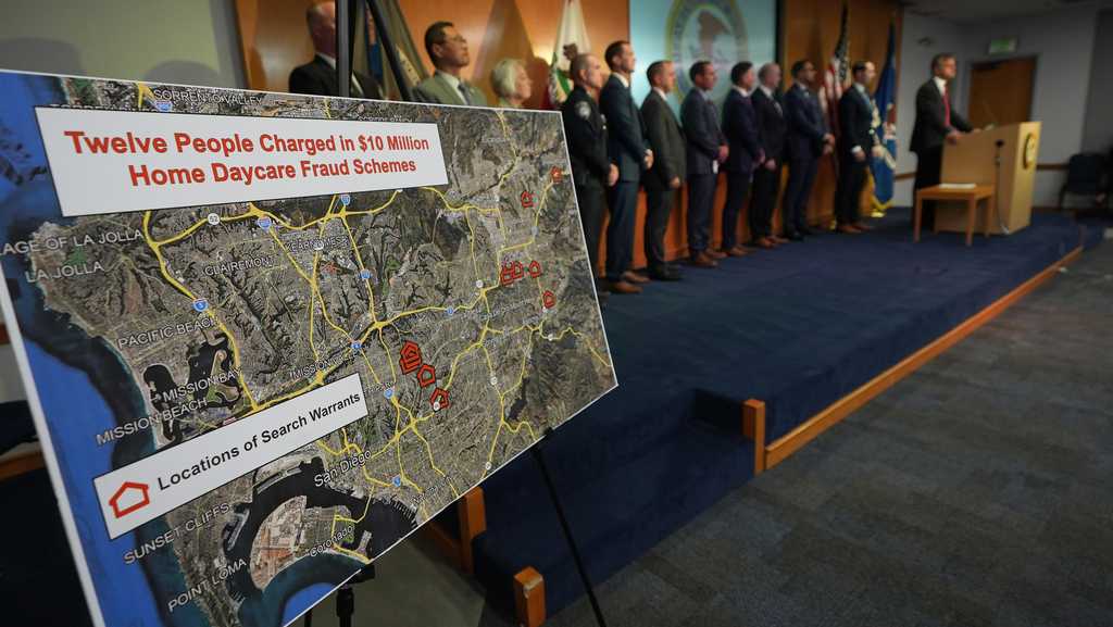 Feds arrest 12 for $10M in daycare payment fraud in California