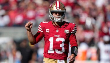 Brock Purdy throws 4 TD passes, 49ers defeat Cardinals despite injuries