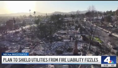 Plan to shield California’s utilities from fire liability fizzles – NBC Los Angeles