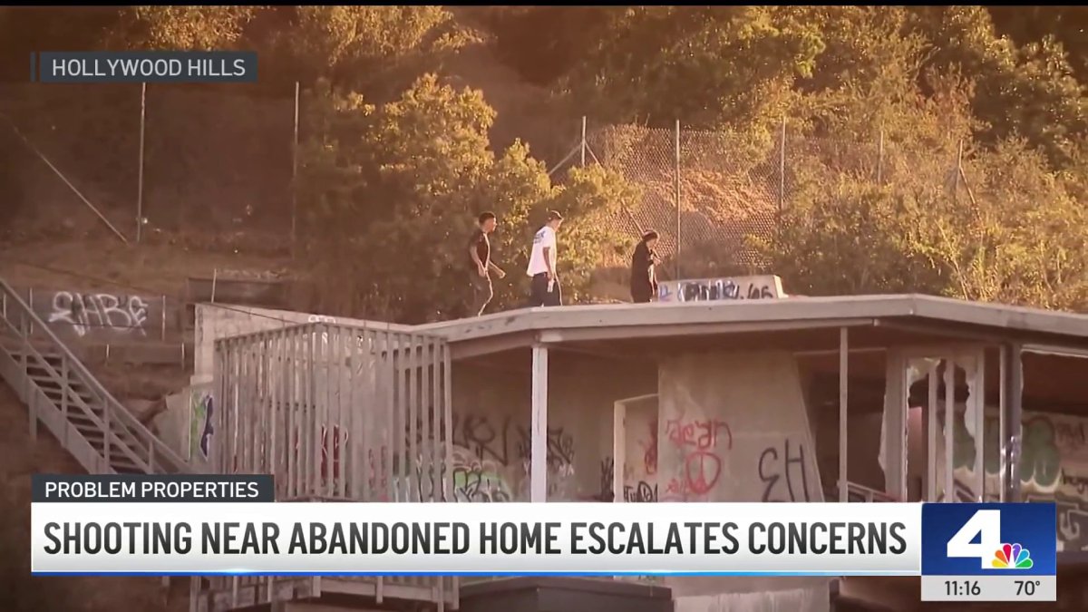 Shooting near abandoned home near Mulholland Drive escalates concerns – NBC Los Angeles
